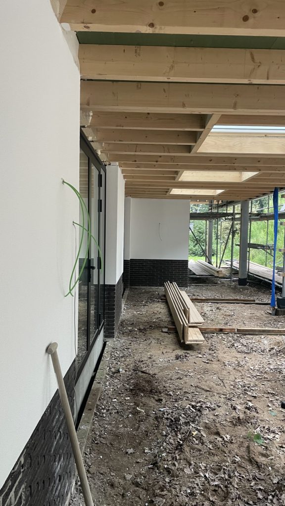 Aanleg tijdens de bouw van het project in Zwolle.